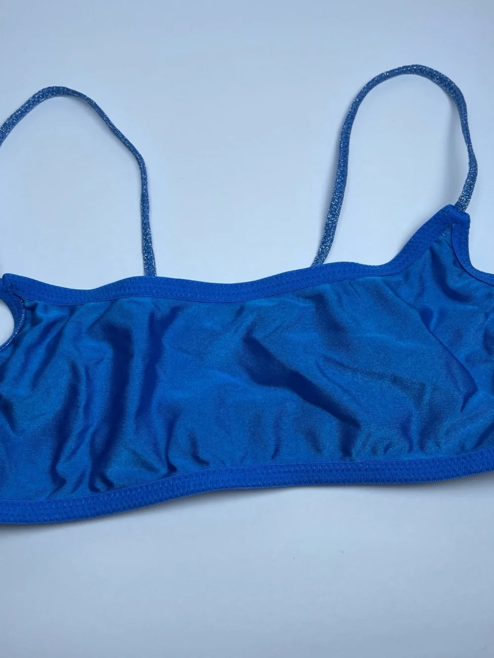 triangl swimwear Sparkling Royal Blue Bikini Top Size XS